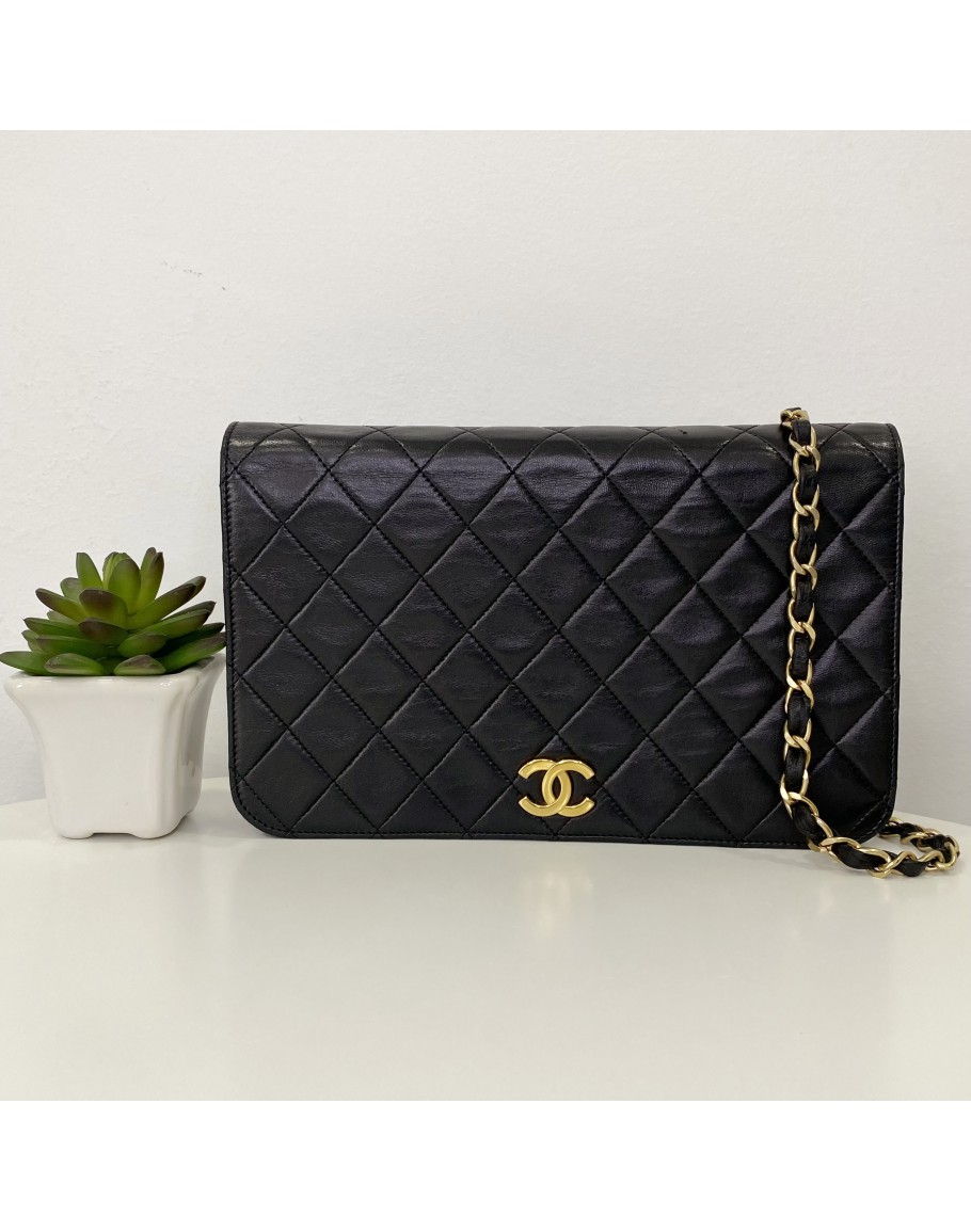 Chanel vintage full flap bag hot sale